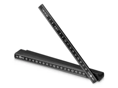 Линейка складная Plank, 2 м, черная фото