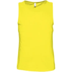 Майка мужская Sol's Justin 150, желтая фото