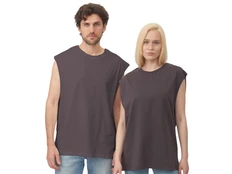 Майка оверсайз Berlin, серая фото