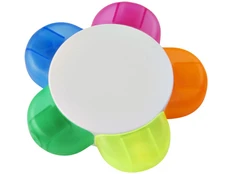 Маркер 5-цветный Flower, белый фото