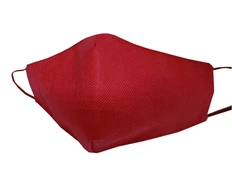 Маска для лица многоразовая из спанбонда, бордовая фото