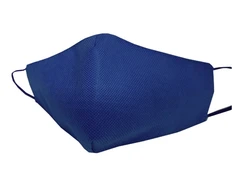 Маска для лица многоразовая из спанбонда, тёмно-синяя фото