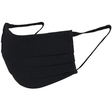 Маска защитная двухслойная для лица Respire, черная фото