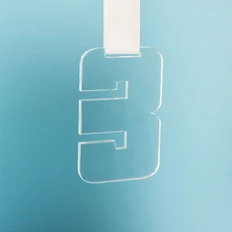 Медаль из акрила Third Place в подарочной упаковке, прозрачная фото