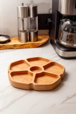 Менажница, 23 см, крафт фото