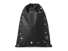 Мешок из спанбонда с новогодним дизайном Twinkle, черный фото