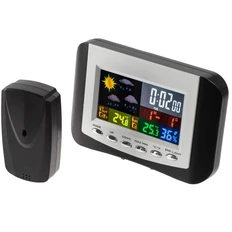 Метеостанция Uniscend Foreteller с внешним датчиком, черная фото