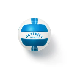 Мяч для волейбола Summer Club в чехле, белый / синий фото