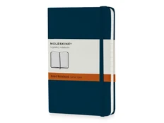 Записная книжка в линейку на резинке Moleskine Classic Pocket в линейку , голубой сапфир фото