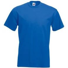 Футболка мужская Fruit of the Loom Super Premium T 190, ярко-синяя фото