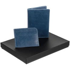 Набор Apache Driver: бумажник водителя, чехол для карточек, синий фото