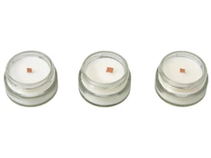 Набор арома-свечей в баночках The Comfort Keeper, белый фото