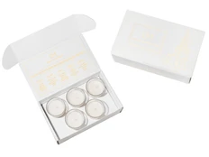 Набор ароматических свечей, белый фото