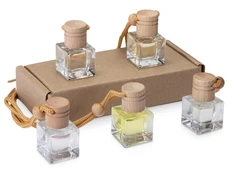 Набор автоароматов Boho 5, прозрачный / бежевый фото