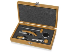 Подарочный набор для вина Кот-де-Сезан, серый, коричневый фото