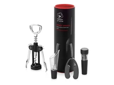 Набор аксессуаров для вина Master of Wine Pinot Grigio 2.0, черный фото