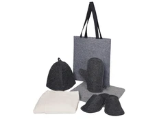 Набор банный женский с парео Healing, белый / серый фото