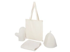 Набор банный женский с парео Healing Light, белый фото