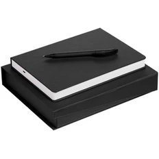 Набор Basis: ежедневник датированный, ручка шариковая, черный фото