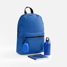 Набор Charm Sport: бутылка для воды, блокнот, картхолдер, полотенце охлаждающее, рюкзак, синий фото