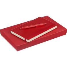 Набор Classic: ежедневник недатированный, ручка шариковая, красный фото