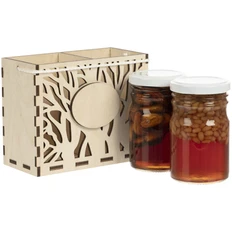 Набор десертов Nutree: миндаль в сиропе шиповника и кедровые орешки в сосновом сиропе фото