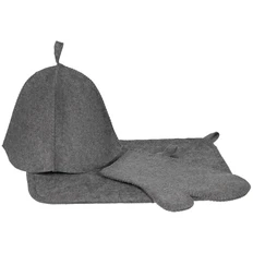 Набор для бани «Парилка», ver.2, серый фото