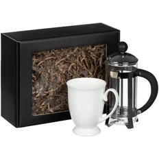 Набор для чая Sentiment, ver.2: френч-пресс, кружка чайная, белый фото