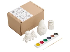 Набор для творчества из гипса Winter Whinnies, белый / крафт фото