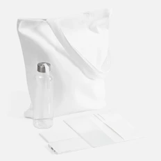 Набор Dorset Energy: внешний аккумулятор 4000 mAh, бутылка для воды, дорожный органайзер, сумка, чехол для карт, белый фото