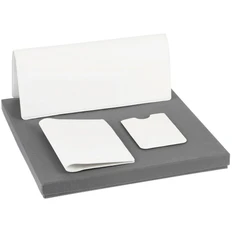 Набор Dorset Simple: чехол для карточки, обложка для паспорта, дорожный органайзер, белый фото