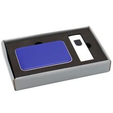 Набор Dural: внешний аккумулятор 5000 mAh, зажигалка-накопитель, синий фото