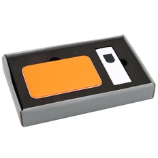 Набор Dural: внешний аккумулятор 5000 mAh, зажигалка-накопитель, оранжевый фото
