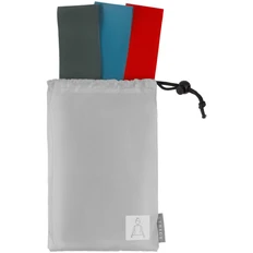 Набор из 3 эластичных лент для фитнеса Stride Zen, синий / красный / серый фото