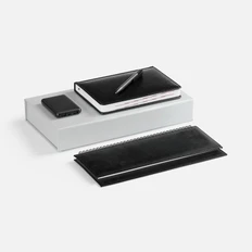 Набор Faro Energy: внешний аккумулятор 5000 mAh, ежедневник датированный, планинг, ручка шариковая, черный фото