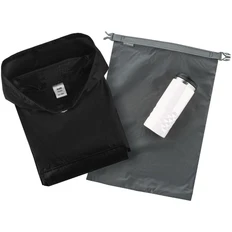 Набор Forest Hunter: дождевик, термостакан, водонепроницаемый мешок, черный / белый фото