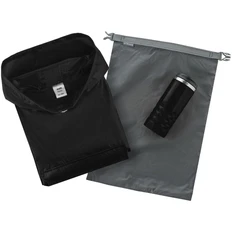 Набор Forest Hunter: дождевик, термостакан, водонепроницаемый мешок, черный / серый фото