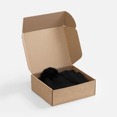 Набор HappyGo: шарф, варежки, шапка, черный фото