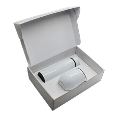 Набор Hot Box C white: кофер, термос с датчиком температуры, белый фото