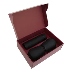 Набор Hot Box CS2 red: 2 кофера, термос с датчиком температуры, черный фото