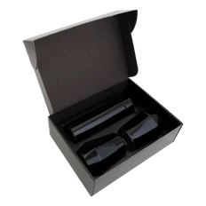 Набор Hot Box E2 black: 2 кофера, термос с датчиком температуры, черный фото