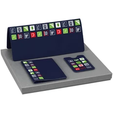 Набор Industry, финансы: органайзер для путешествий, обложка для паспорта, чехол для карточек, синий фото