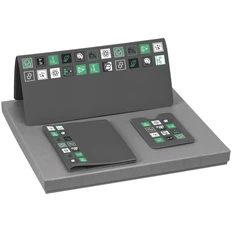 Набор Industry, наука: органайзер для путешествий, обложка для паспорта, чехол для карточек, серый фото