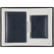 Набор inStream: обложка для паспорта, картхолдер, синий фото