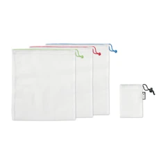 Набор из 3 сумок, белый фото