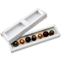 Набор конфет ручной работы «Три вкуса», белый фото