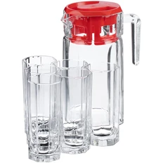 Набор Kosem: кувшин и шесть стаканов, прозрачный фото