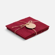 Набор кухонных полотенец Good Wipe, красный фото