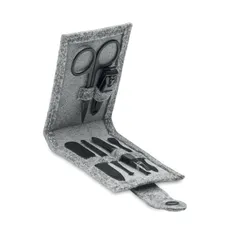 Набор маникюрный из 6 предметов Nailkit Felt, серый фото
