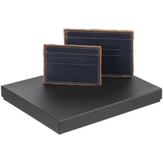 Набор Matteo Tantini Palermo: чехол для карт и автодокументов, картхолдер, синий фото